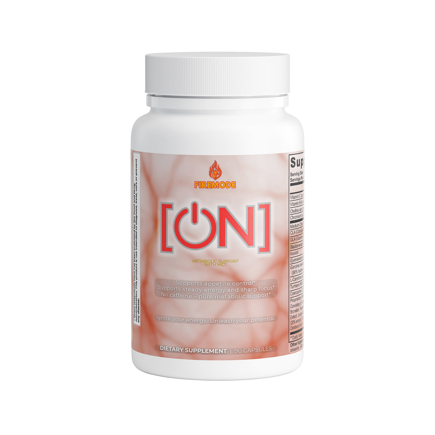 [ON] Metabolic Support with MCT | 90 Capsules | By Firemode