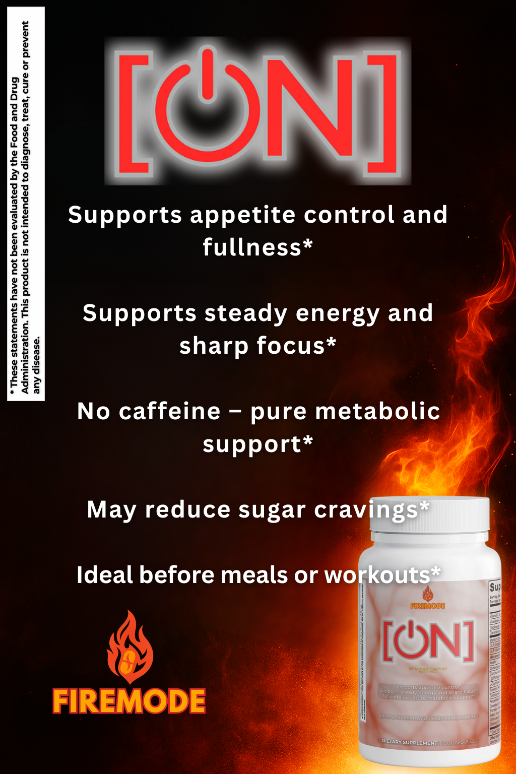 [ON] Metabolic Support with MCT | 90 Capsules | By Firemode