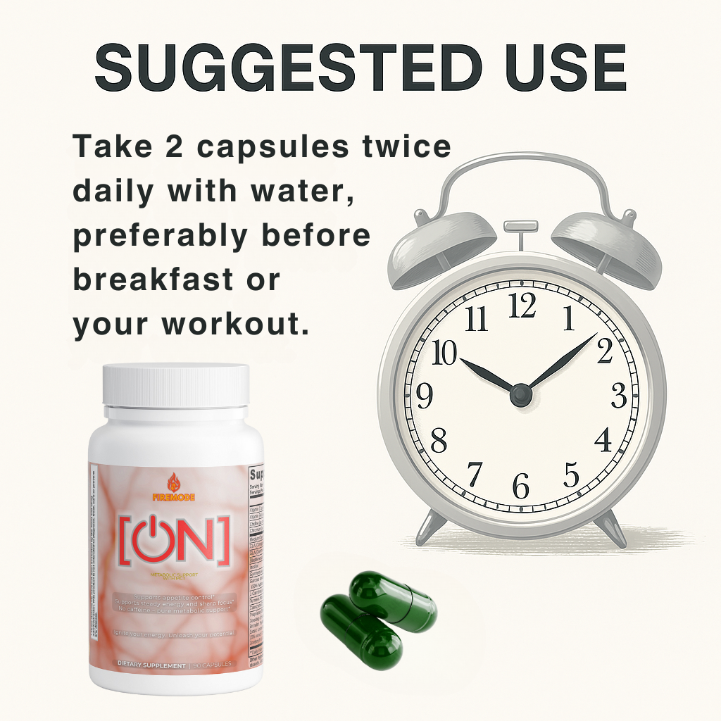 [ON] Metabolic Support with MCT | 90 Capsules | By Firemode